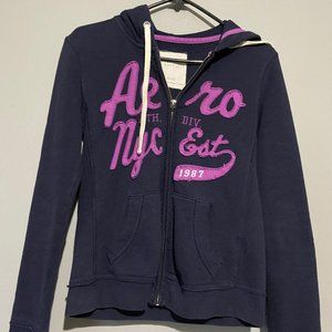 Women's XS Aeropostale NYC Full-Zip Hoodie